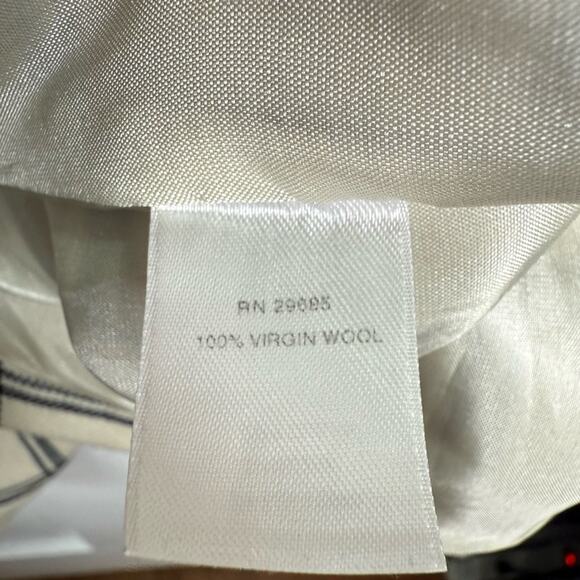 Pendleton Darcy Windowpane Plaid Virgin Wool Wrap Sleeveless Vest W1635 Sz M - Picture 8 of 10